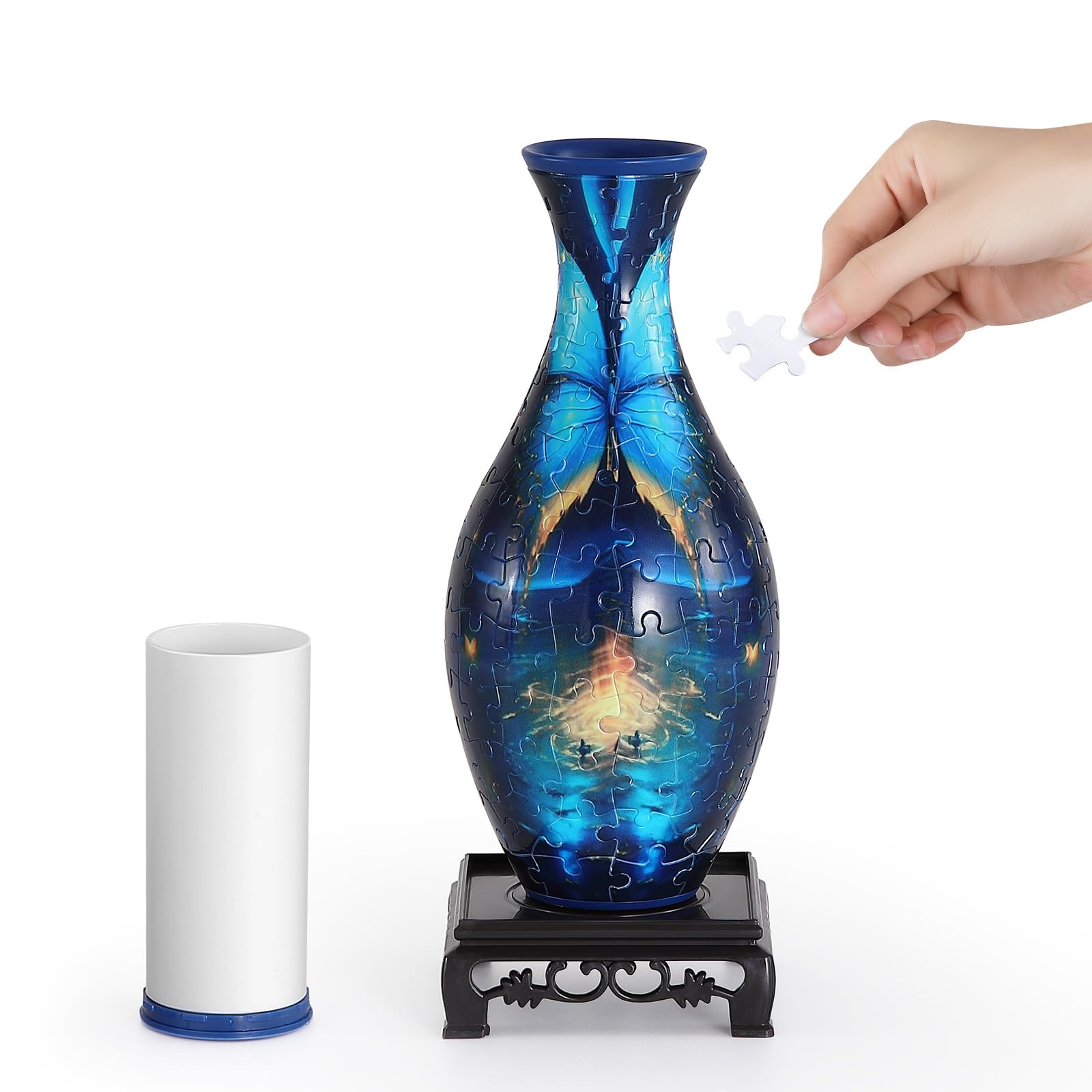 Amazon.com: wowsome 3D Puzzle Vase for Adults, Jigsaw Puzzle Vase